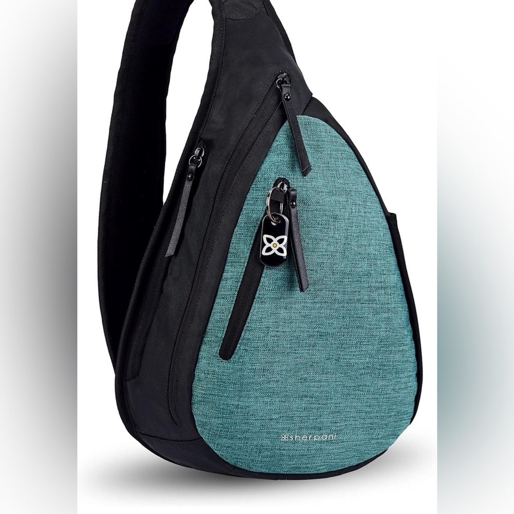 Sherpani Esprit AT Anti Theft Sling Bag Crossbody Backpack in Teal